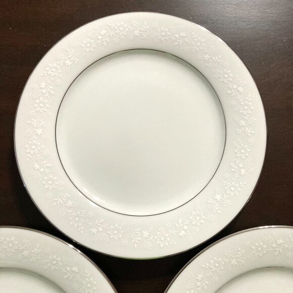 Noritake Fine China Buckingham #6438 Pattern 8” Salad Plate Dish Japan-Made Vtg - Picture 2 of 11